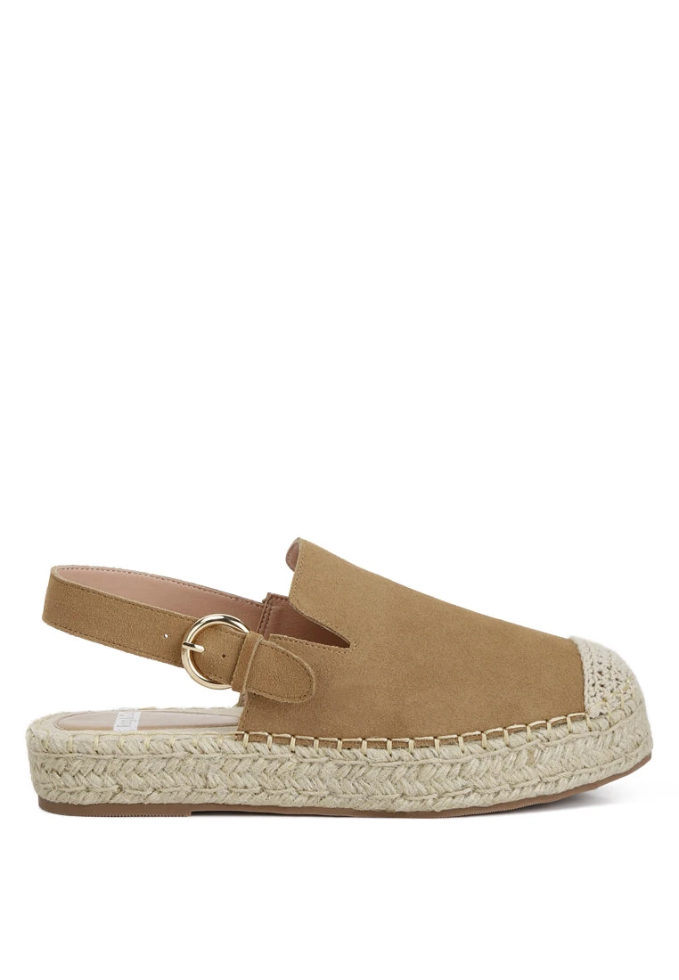 Affie Genuine Suede Slingback Strap Espadrilles 3 Affie Genuine Suede Slingback Strap Espadrilles