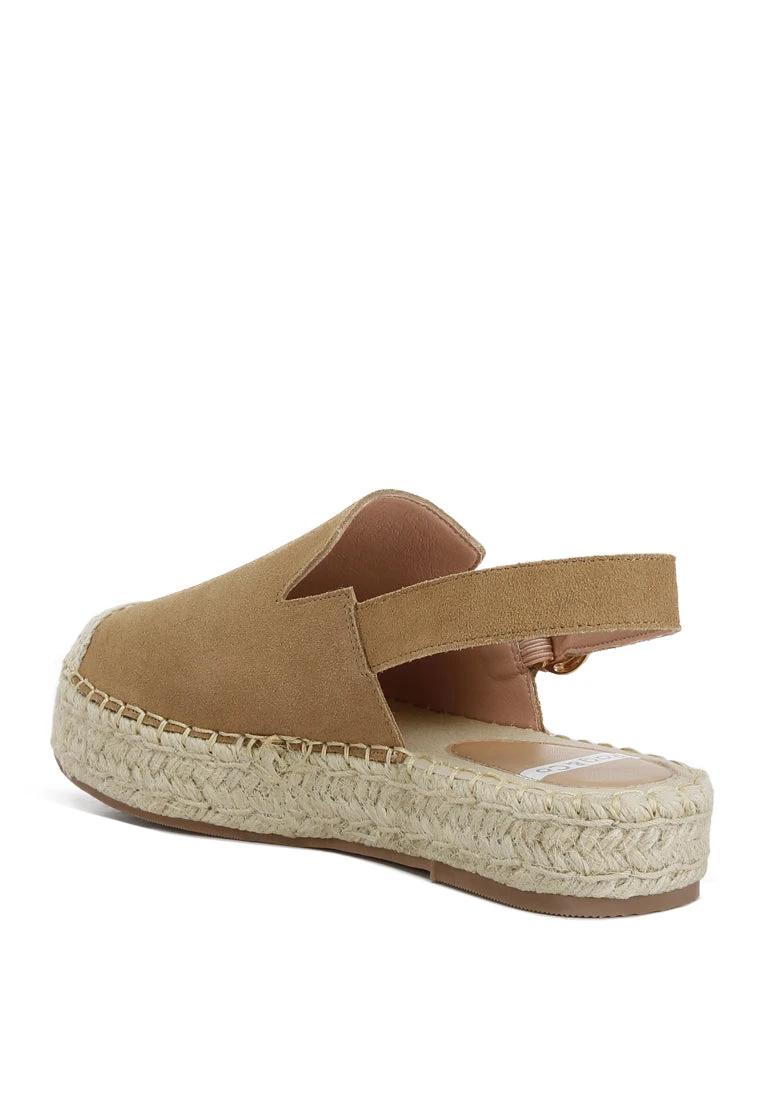 Affie Genuine Suede Slingback Strap Espadrilles 5 Affie Genuine Suede Slingback Strap Espadrilles - Image 3