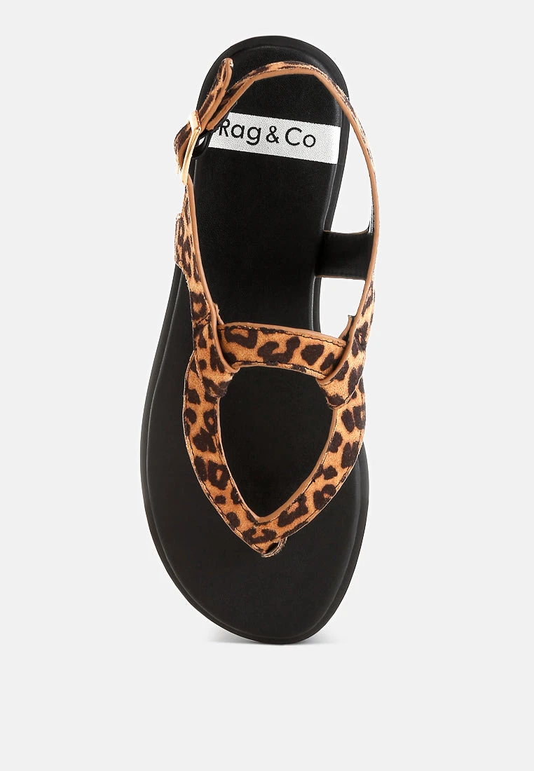 Venusa Leopard Print Buckled Flats 6 Venusa Leopard Print Buckled Flats - Image 4