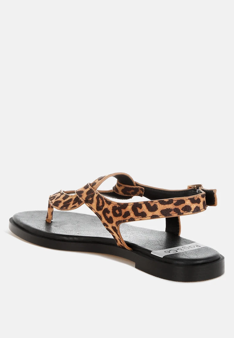 Venusa Leopard Print Buckled Flats 5 Venusa Leopard Print Buckled Flats - Image 3