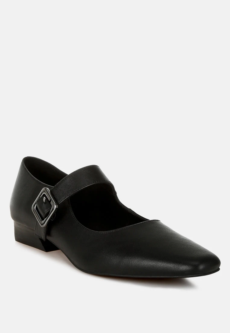 Vernis Genuine Leather Mary Jane Sandals 14 Vernis Genuine Leather Mary Jane Sandals - Image 12