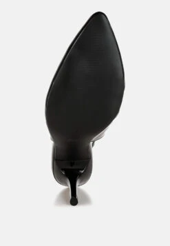 Voisin Slingback Loafer Sandals -Her Shoe World Voisin Slingback Loafer Sandals RCSH5364 BLACK 3