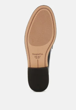 Yelena Real Leather Tassel Loafers -Her Shoe World Yelena Real Leather Tassel Loafers RCSH5387 BLACK 2