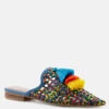 ZOOEY Colorful Woven Flat Mules 2 ZOOEY Colorful Woven Flat Mules -Her Shoe World ZOOEYColorfulWovenFlatMules RCSH 09 Multi 7