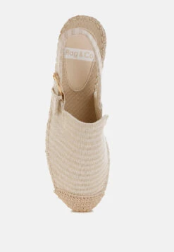 Zalli Canvas Espadrilles Sandals -Her Shoe World ZalliCanvasEspadrillesSandalsRCSH5556BEIGE 3
