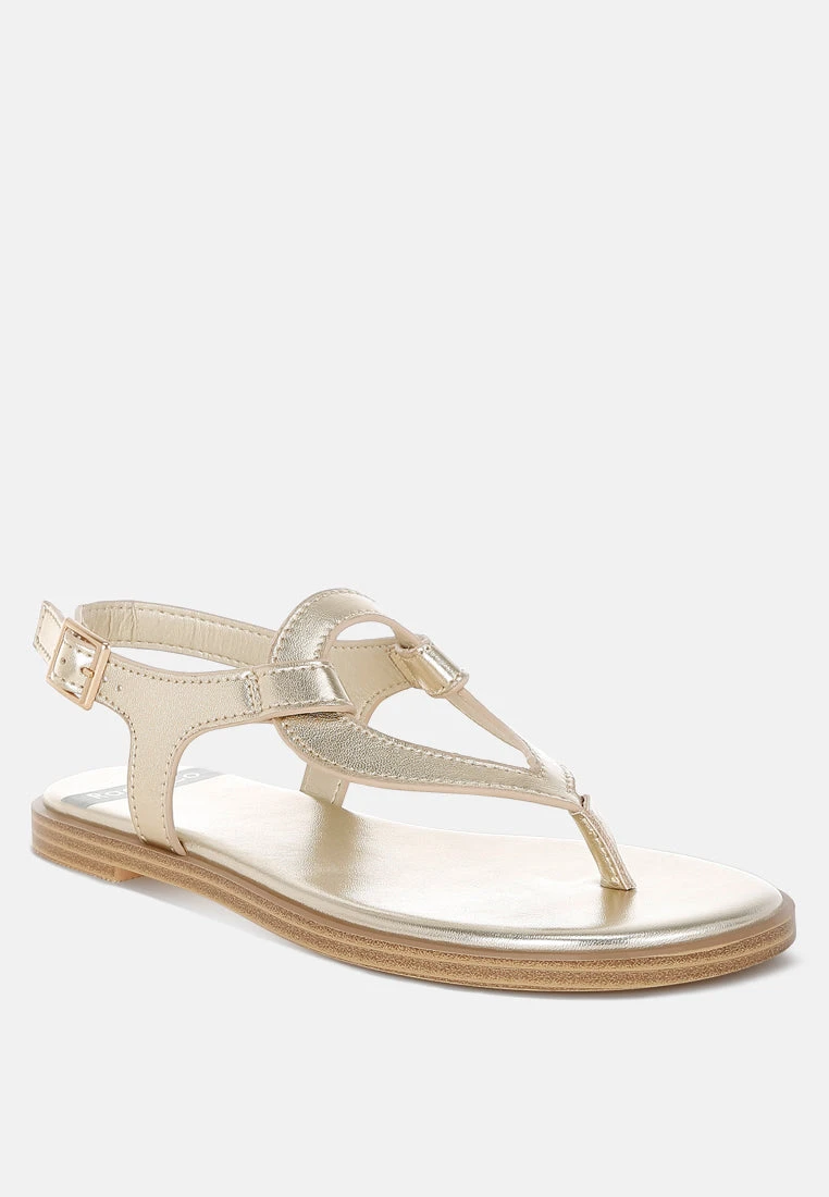 Zorad Metallic Genuine Leather Flats 3 Zorad Metallic Genuine Leather Flats - Image 2