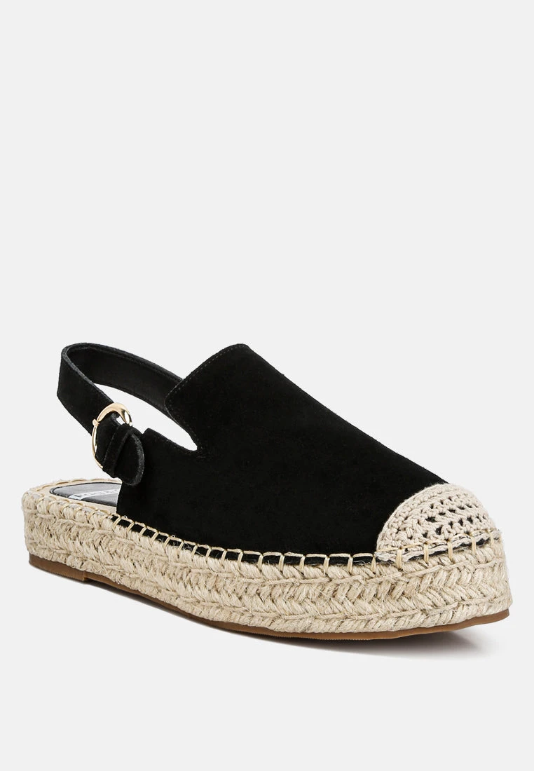 Affie Genuine Suede Slingback Strap Espadrilles 9 Affie Genuine Suede Slingback Strap Espadrilles - Image 7