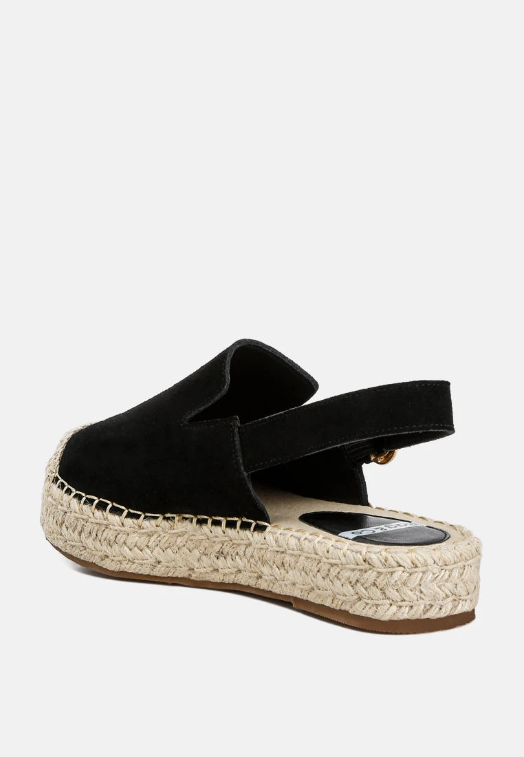 Affie Genuine Suede Slingback Strap Espadrilles 11 Affie Genuine Suede Slingback Strap Espadrilles - Image 9