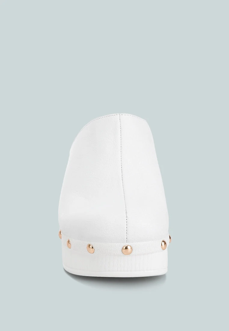 Benji Recycled Leather Clogs 6 Benji Recycled Leather Clogs - Image 4