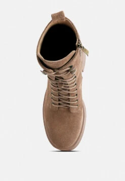 Carmac High Ankle Platform Boots In Tan 10 Carmac High Ankle Platform Boots In Tan -Her Shoe World carmachighankleplatformboots RCSH4338 tan 2