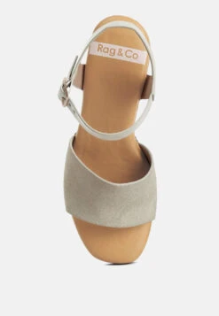 Daniela Genuine Suede Leather High Block Sandals 15 Daniela Genuine Suede Leather High Block Sandals -Her Shoe World danielasuedehighblocksandals RCSH4738 beige 7
