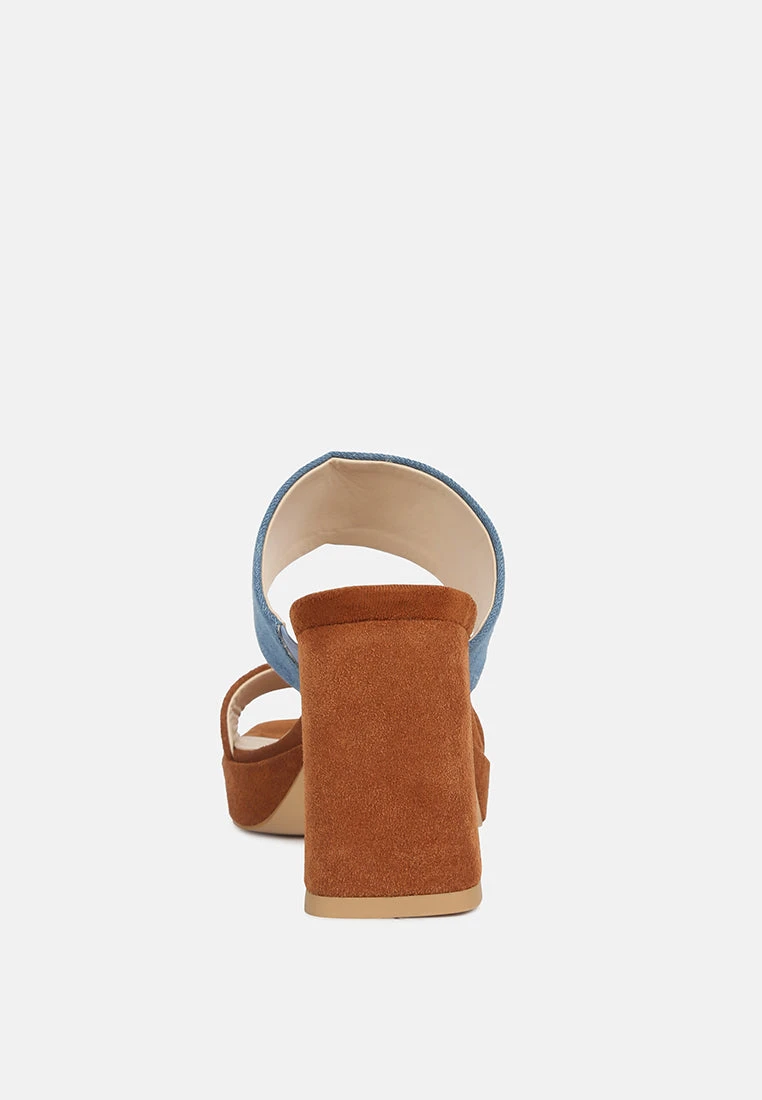 Eddlia Slip On Platform Sandals In Tan 7 Eddlia Slip On Platform Sandals In Tan - Image 5