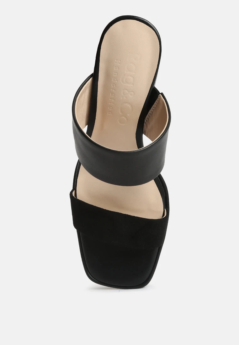 Eddlia Slip On Platform Sandals In Black 8 Eddlia Slip On Platform Sandals In Black - Image 6