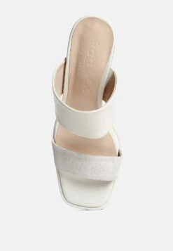 Eddlia Slip On Platform Sandals In Off White -Her Shoe World eddliasliponplatformsandals RCSH4244 offwhite 8