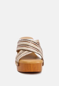 FInley Raffia High Block Heel Clogs In Tan 11 FInley Raffia High Block Heel Clogs In Tan -Her Shoe World finleyraffiahighblockheelmules RCSH4741 tan 4