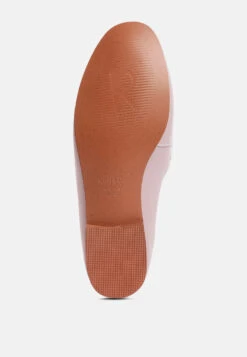 MERVA Chunky Chain Leather Loafers In Lilac 16 MERVA Chunky Chain Leather Loafers In Lilac -Her Shoe World mervachunkychainleatherloafersRCSH4106Lilac 7