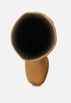 MORPIN Tan Stretch Suede Calf Boots 13 MORPIN Tan Stretch Suede Calf Boots -Her Shoe World morpinstretchsuedecalfboots RCSH3922 tan 7