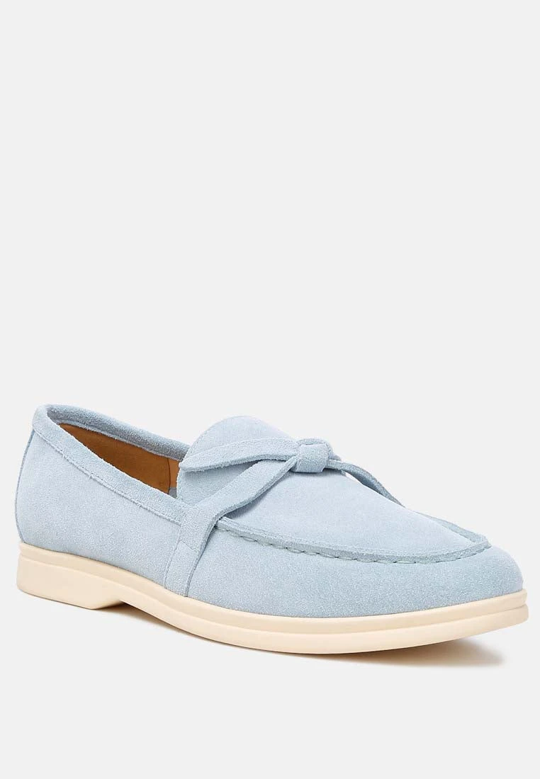 Nautica Genuine Suede Knot Detailed Loafers 11 Nautica Genuine Suede Knot Detailed Loafers - Image 9