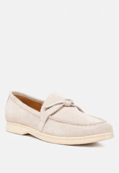 Nautica Genuine Suede Knot Detailed Loafers 23 Nautica Genuine Suede Knot Detailed Loafers -Her Shoe World nauticasuedeknotdetailedloafers RCSH4827 beige 6 11194230 4d81 457f a8ad d5e1407e1d4f