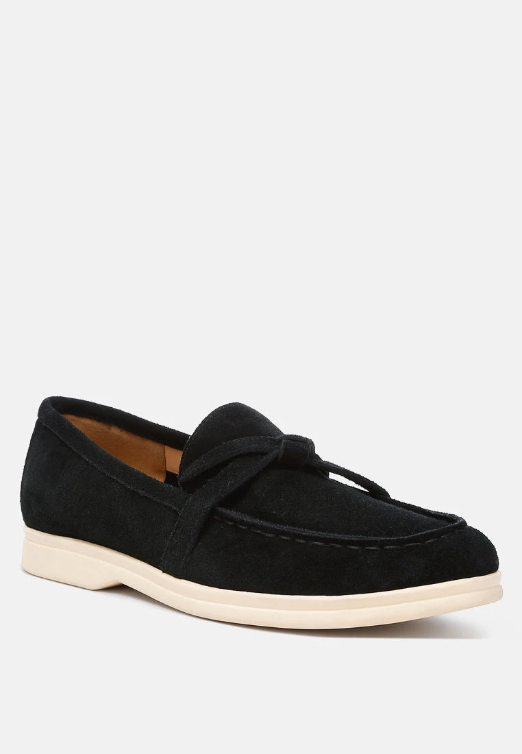 Nautica Genuine Suede Knot Detailed Loafers 18 Nautica Genuine Suede Knot Detailed Loafers - Image 16