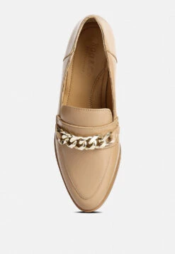 POLA Nude Leather Horsebit Loafers 15 POLA Nude Leather Horsebit Loafers -Her Shoe World polaleatherhorsebitloafers RCSH2233 nude 1