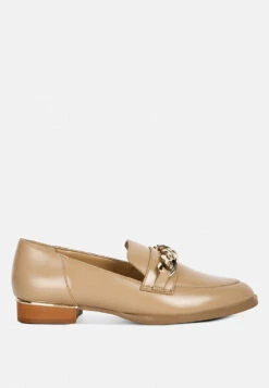 POLA Nude Leather Horsebit Loafers 11 POLA Nude Leather Horsebit Loafers -Her Shoe World polaleatherhorsebitloafers RCSH2233 nude 2