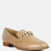POLA Nude Leather Horsebit Loafers 2 POLA Nude Leather Horsebit Loafers -Her Shoe World polaleatherhorsebitloafers RCSH2233 nude 3