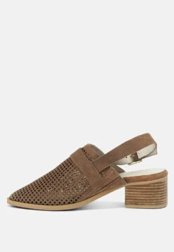 ROSALIE Tan Block Heeled Sandal -Her Shoe World rosalieblockheeledsandal RCSH2112 tan 8