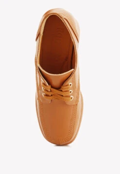 Quecha Leather Block Heel Oxfords In Tan 14 Quecha Leather Block Heel Oxfords In Tan -Her Shoe World zailaleatherblockheeloxfords RCSH4218 tan 7